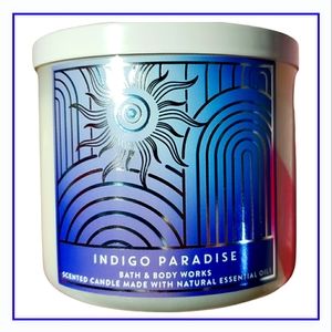"INDIGO PARADISE"  3-WICK CANDLE